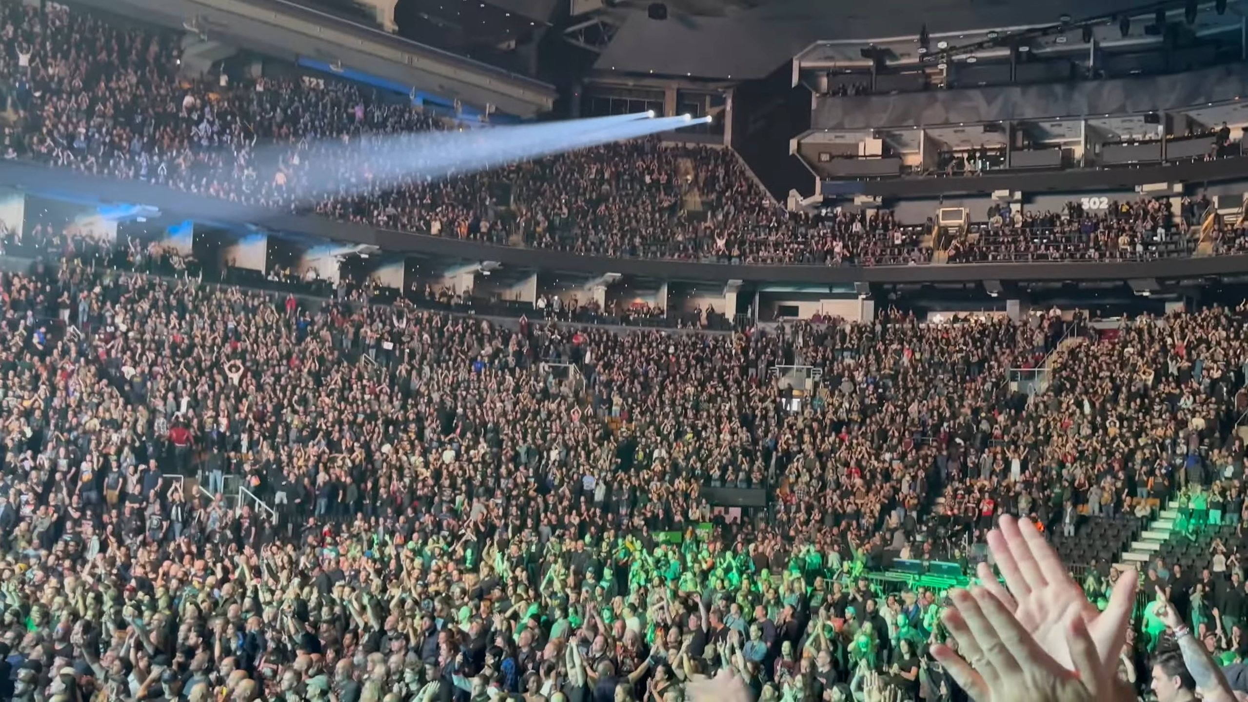 Iron Maiden's crowd for their October 26th 2024 Scotiabank Arena show