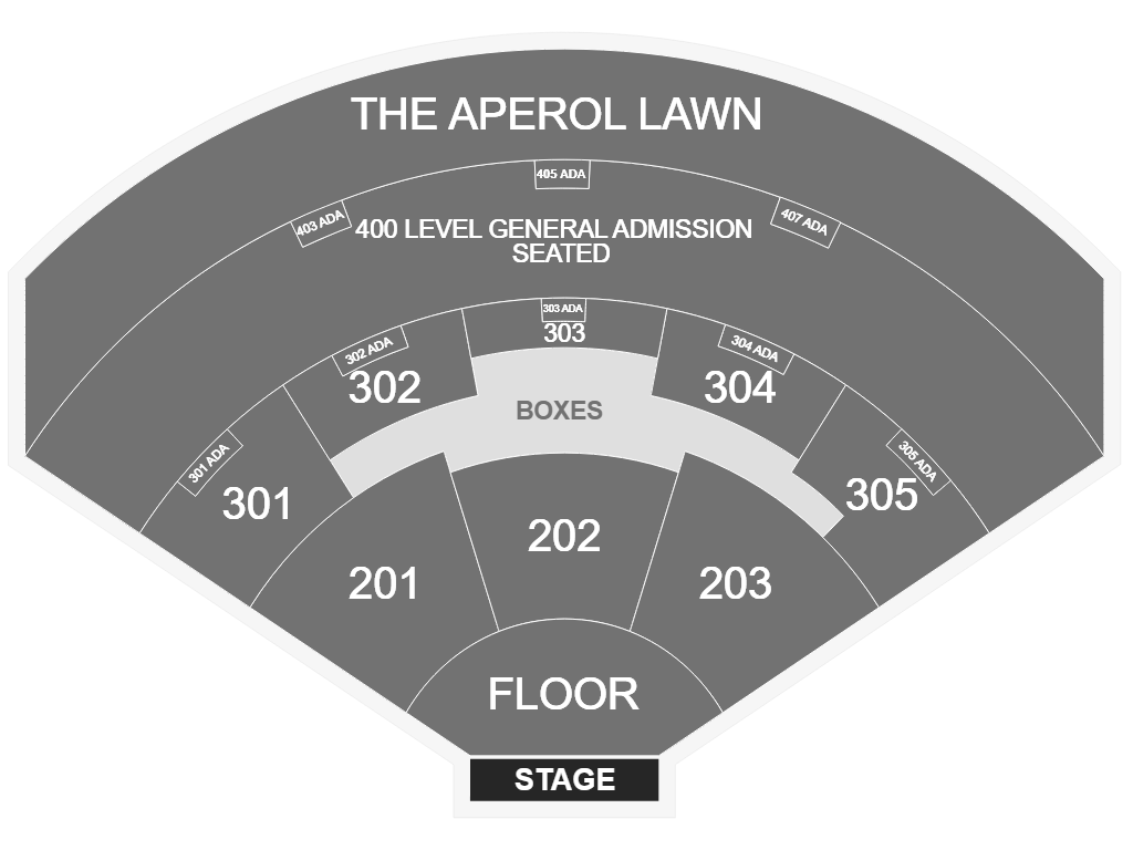Martin Garrix RBC Amphitheatre Seating Map
