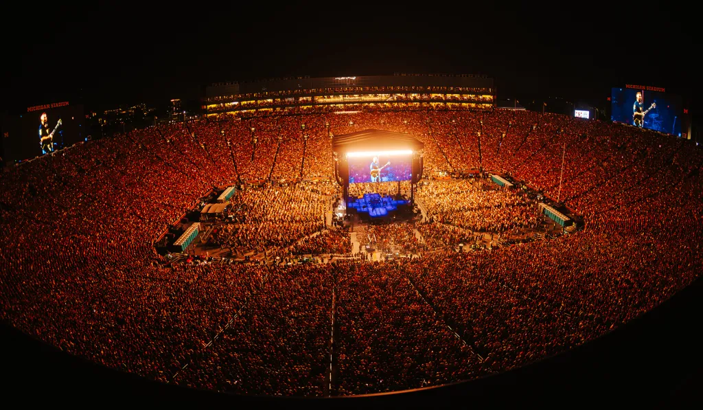 Zach Bryan's crowd in Michigan