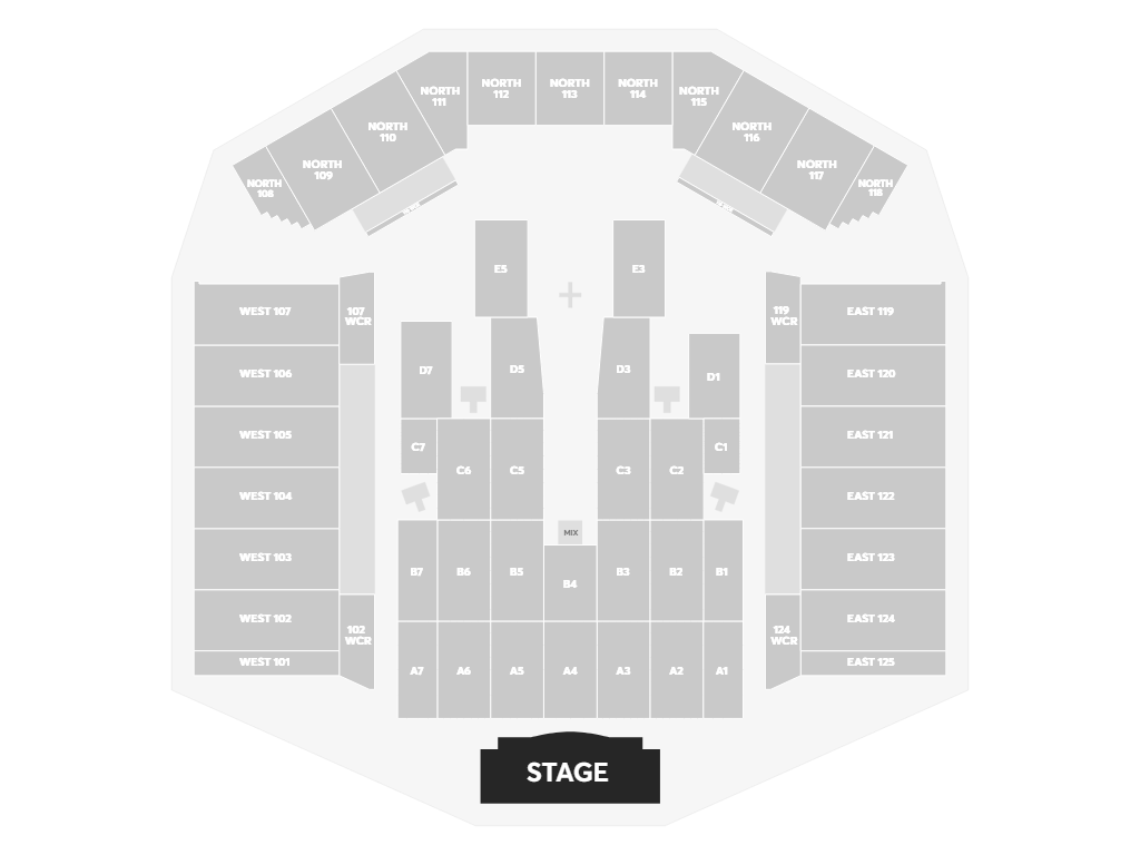 Bruno Mars Rogers Stadium Seating Map