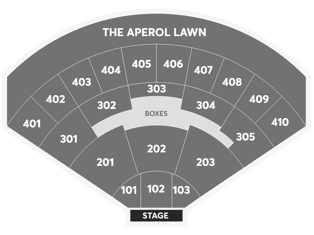 Pussycat Dolls RBC Amphitheatre seating map for 2026