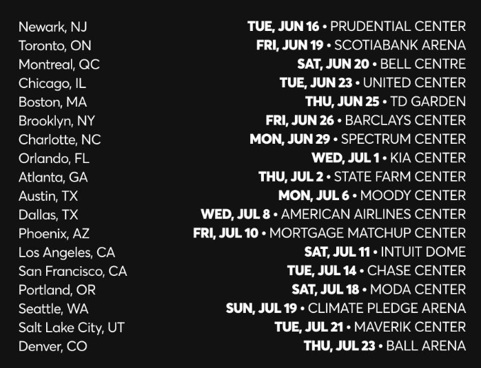 Joji tour dates for Solaris 2026