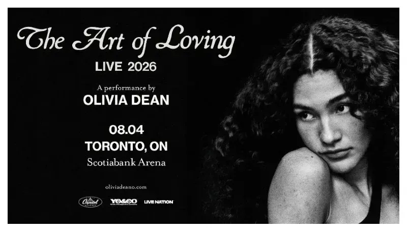 Olivia Dean Toronto tour banner