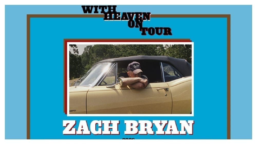 Zach Bryan tour banner