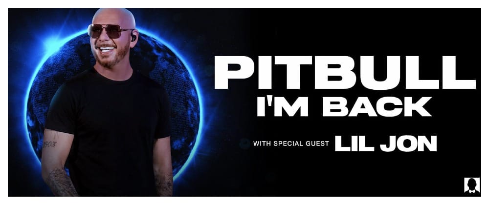 Pitbull tour banner