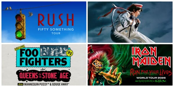 Tour price roundup for Rush, Conan Gray, Foo Fighters, Iron Maiden