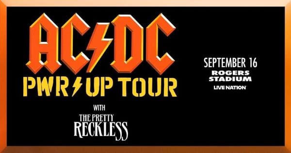 AC/DC Power Up tour banner