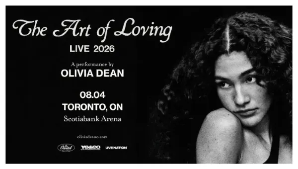 Olivia Dean Toronto tour banner